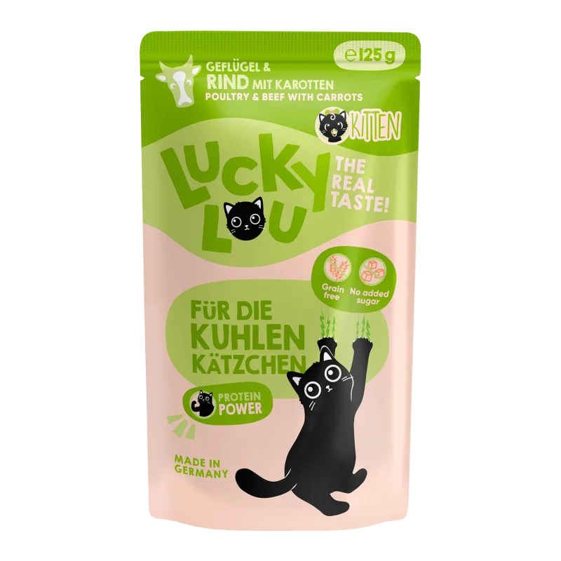 Lifestage blautmatur fyrir kettlinga | Alifugla og nautakjöt 125g - Móri