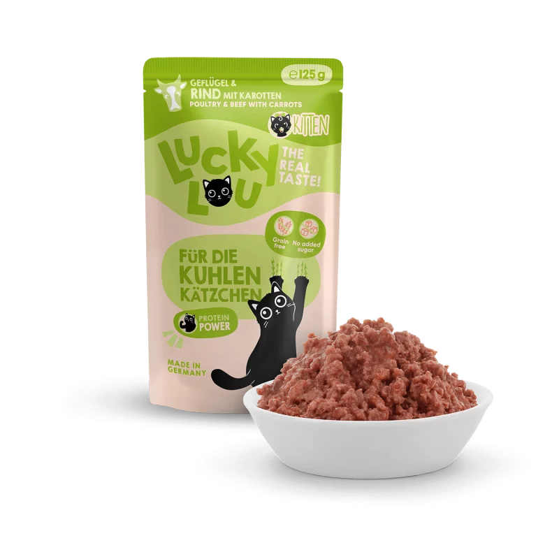 Lifestage blautmatur fyrir kettlinga | Alifugla og nautakjöt 125g - Móri