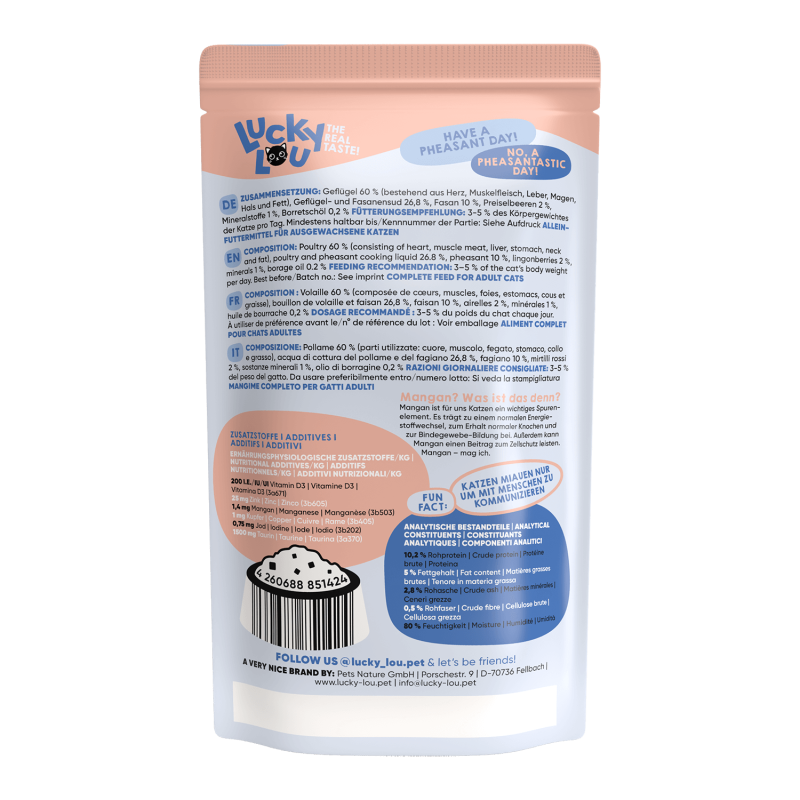 Lifestage blautmatur fyrir ketti | Alifugla og fasanakjöt 125g - Móri