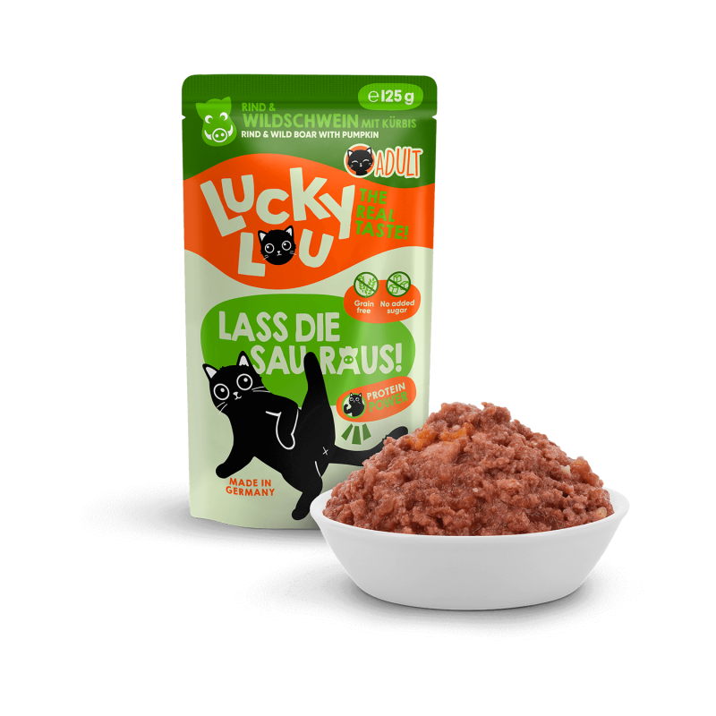 Lifestage blautmatur fyrir ketti | Nauta og villisvínakjöt 125g - Móri