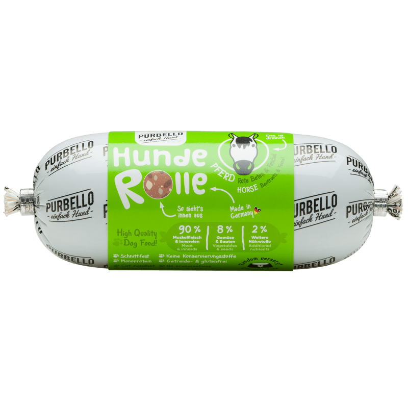 Purbello blautfóður fyrir hunda | Hrossakjöt, rauðrófur og fennel