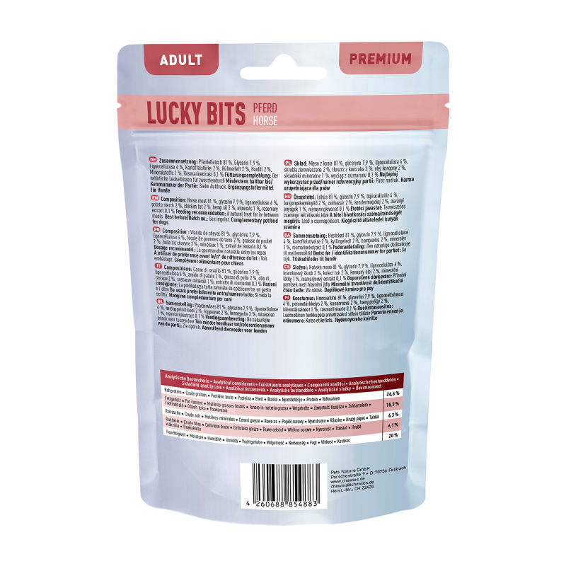 Lucky Bits nammibitar | Hrossakjöt - Móri