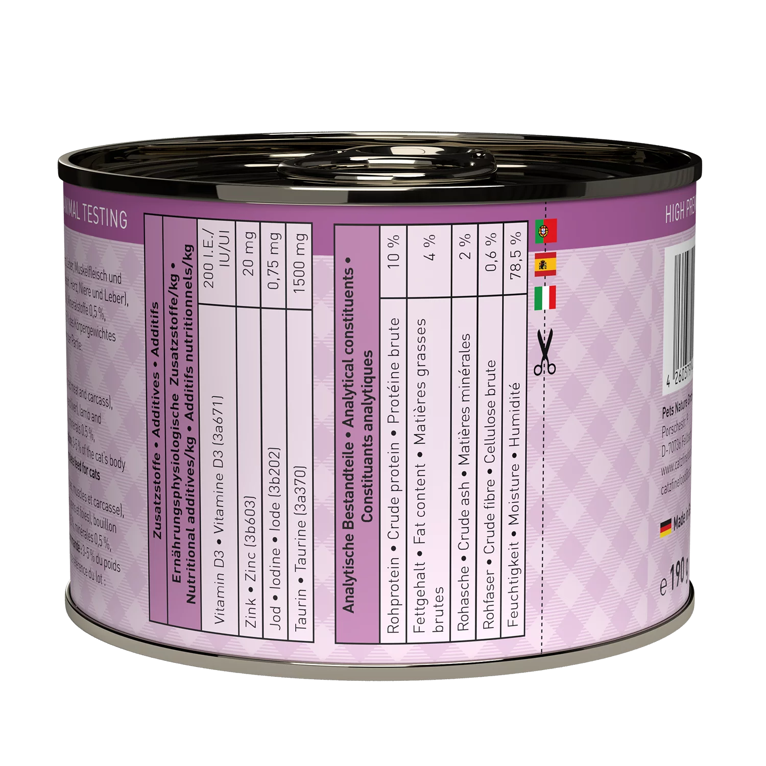 Ragú í sósu N° 611 blautmatur fyrir ketti | Lamb og úlfaldi 190gr - Móri