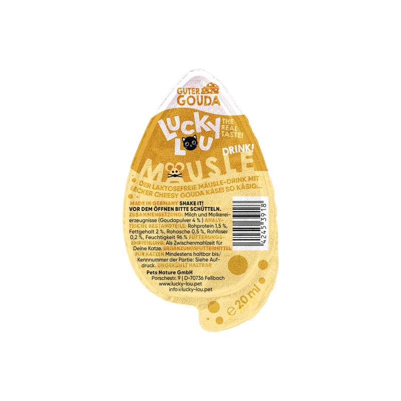 Drink-Snack fyrir ketti | Gouda ostur 20ml - Móri