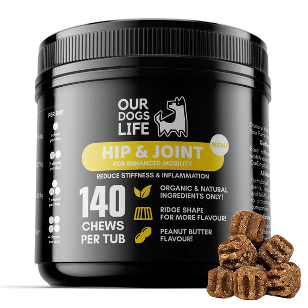 Joint Care Chews (140stk) | Fæðubótarefni fyrir mjaðmir og liði hunda - Móri