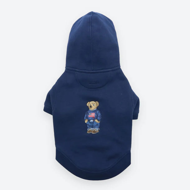 Bear Dökkblá bómullarpeysa - Móri