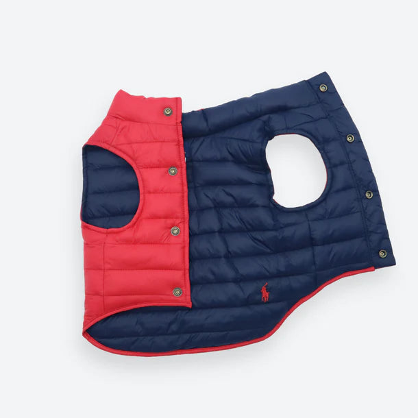 Polo Reversible Puffer jakki - Rauður/Blár - Móri