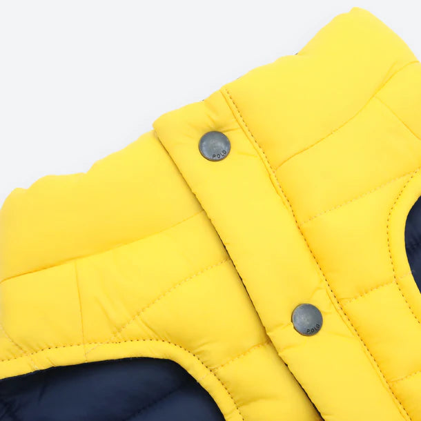 Polo Reversible Puffer jakki - Gulur/Blár - Móri