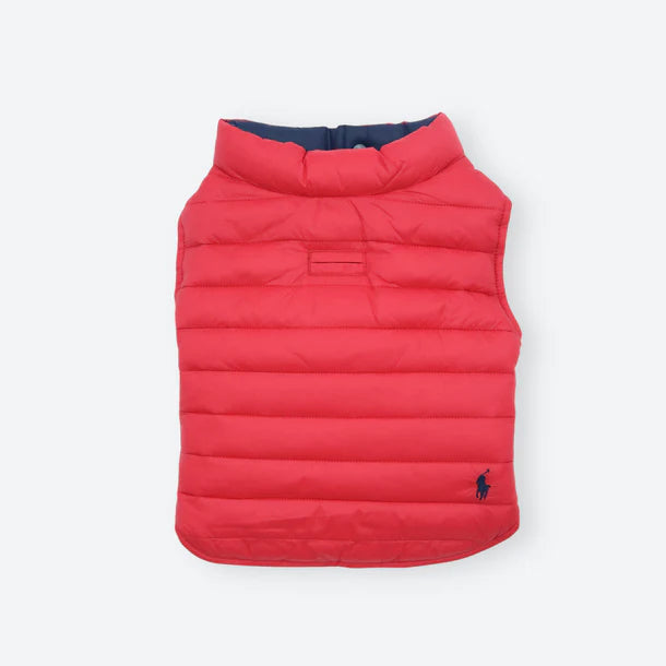 Polo Reversible Puffer jakki - Rauður/Blár - Móri