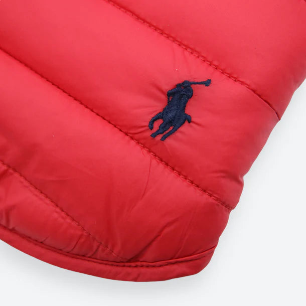 Polo Reversible Puffer jakki - Rauður/Blár - Móri