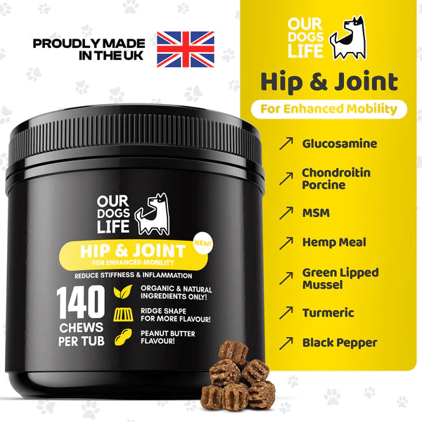 Joint Care Chews (140stk) | Fæðubótarefni fyrir mjaðmir og liði hunda - Móri