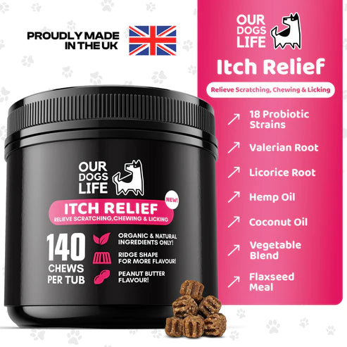 Itch Relief Dog Chews - Kláðastillandi nammibitar - Móri