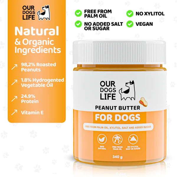 Peanut Butter (340g) | Hnetusmjör fyrir hunda - Móri