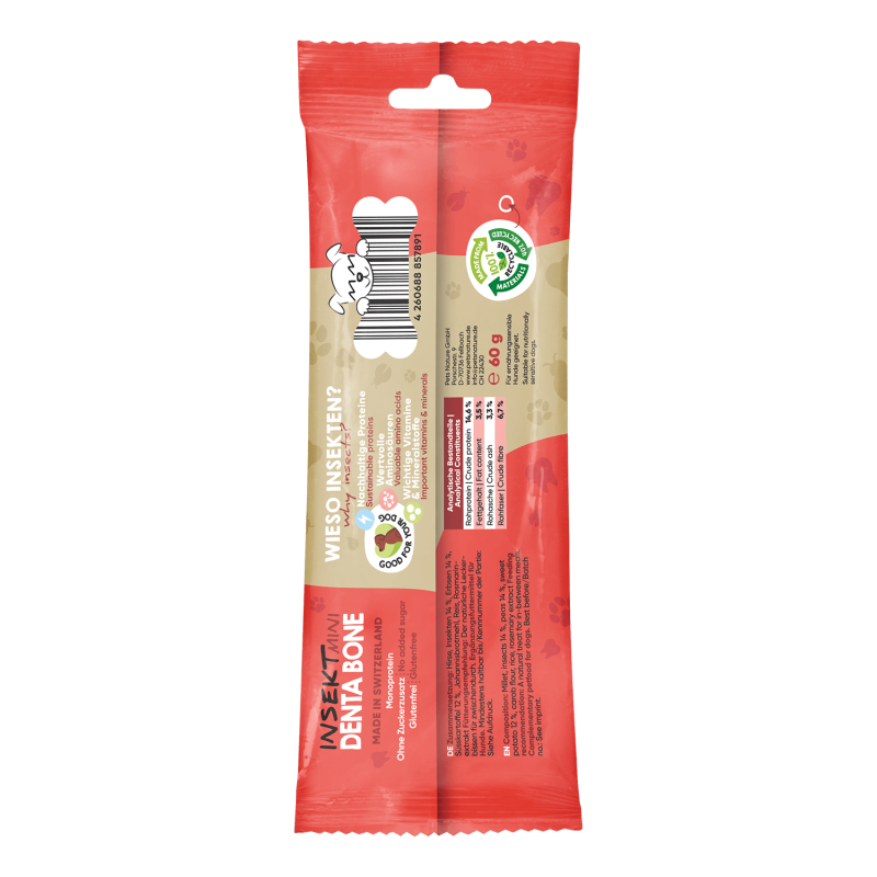 GREEN LIFE Insect Denta Bone Mini | Nagbein 60g - Móri