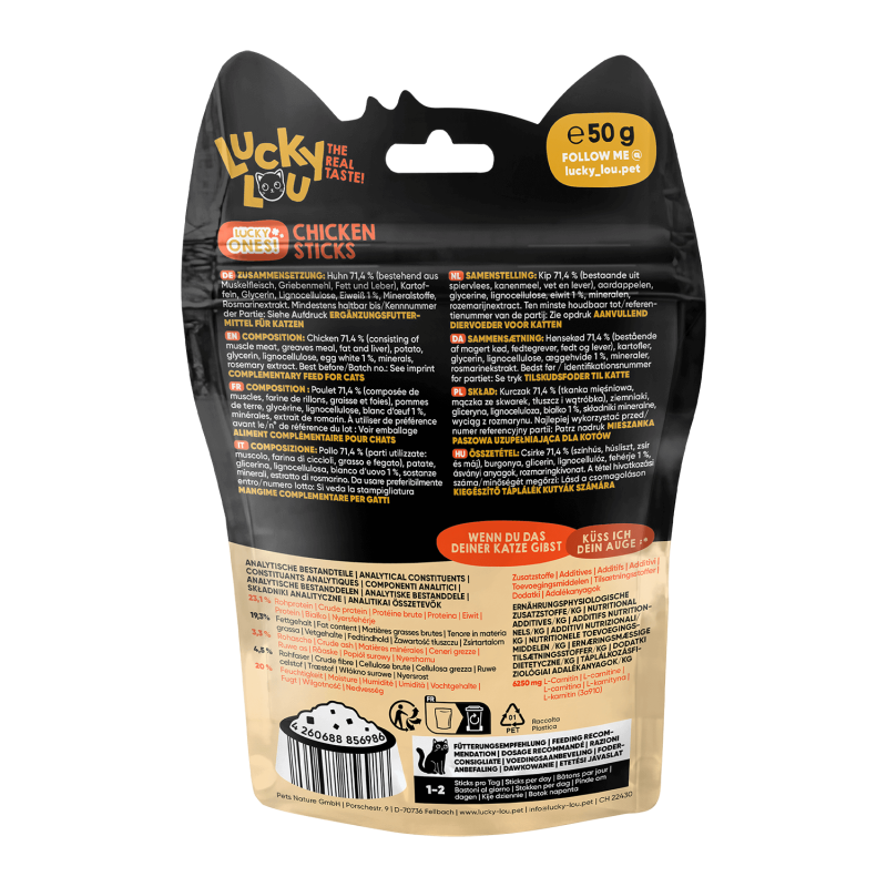 Sticks Kattanammi | Kjúklingur 50g - Móri
