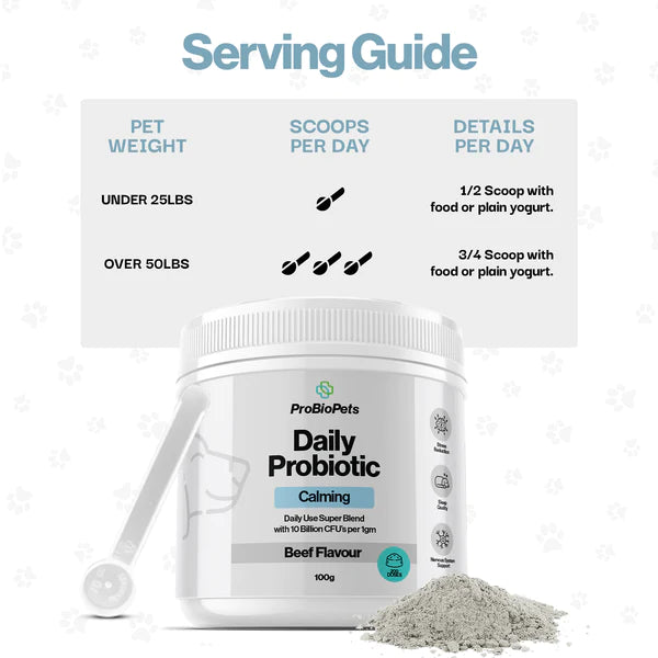 Calming Aid (100g) - Róandi fæðubótarefni fyrir hunda og ketti - Móri