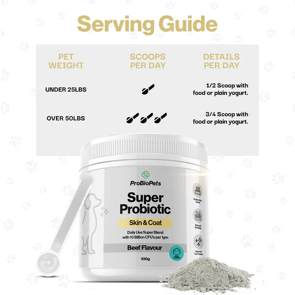 Skin & Coat (100g) | Fæðubótarefni fyrir feld hunda og ketti - Móri