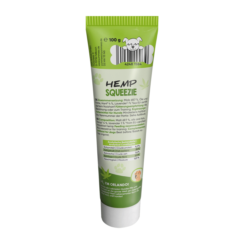 CLASSIC SQUEEZIE með hampi 100g - Móri
