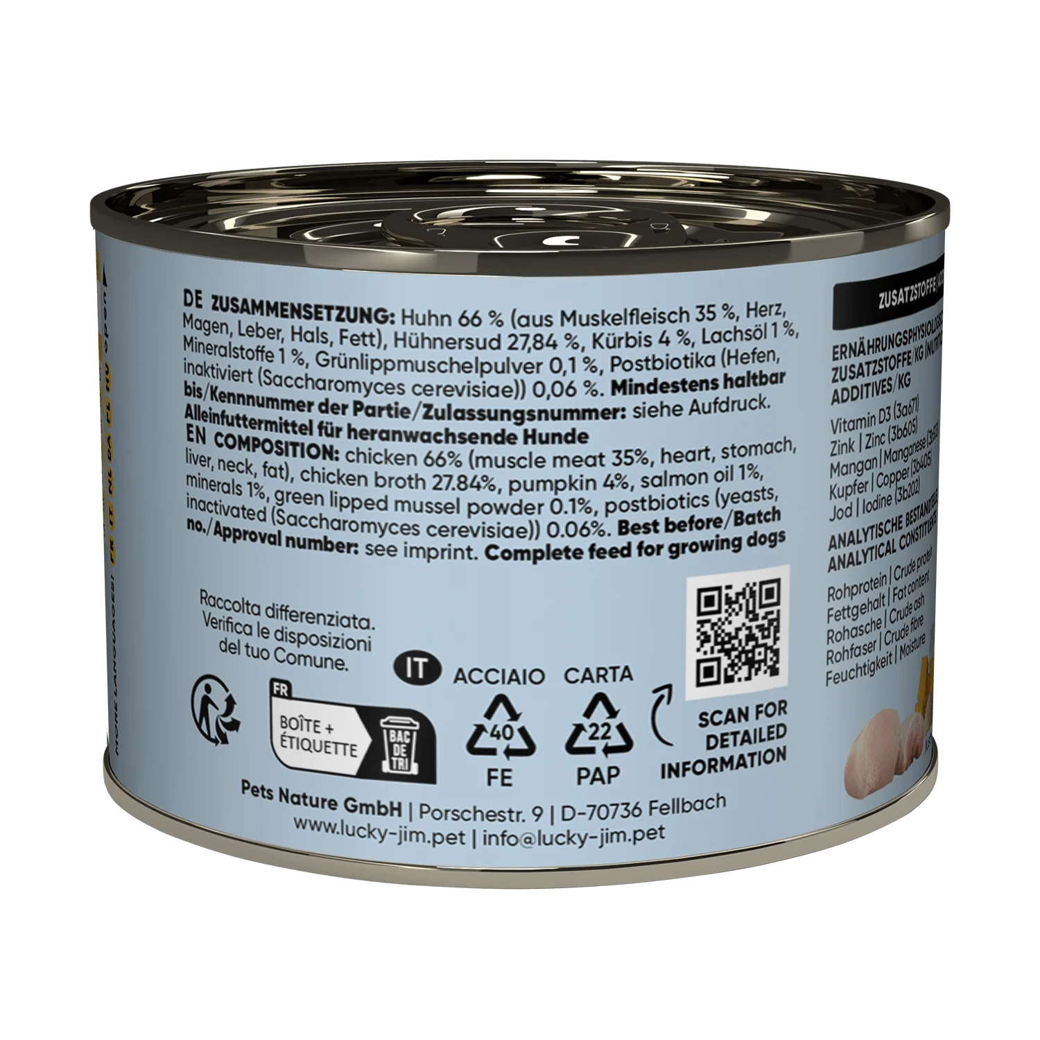 Classic MINI blautmatur fyrir hvolpa | Kjúklingur 200g - Móri