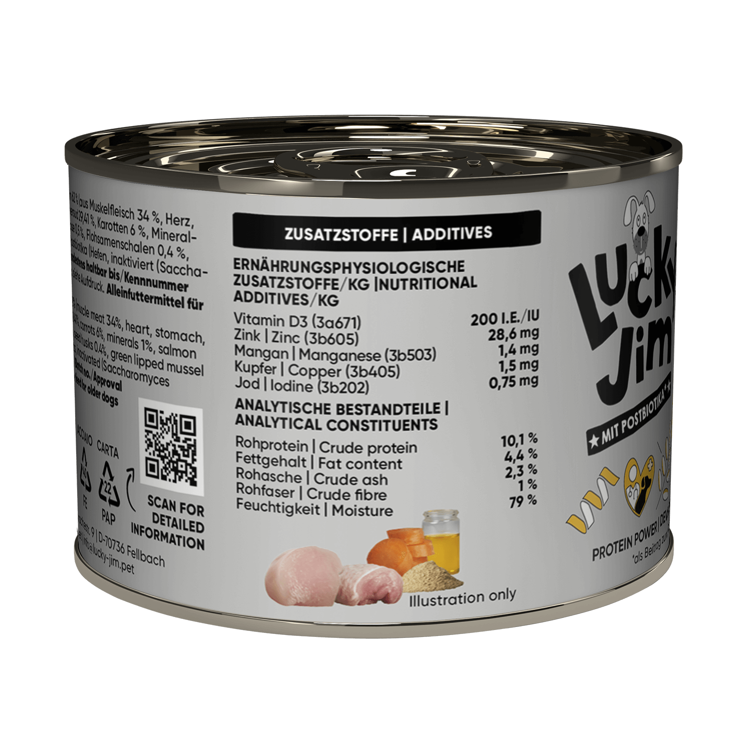 Classic MINI blautmatur fyrir Senior Hunda | Kjúklingur 200g - Móri