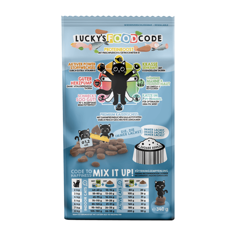 Food Code þurrmatur fyrir ketti | Alifuglakjöt og lax - Móri