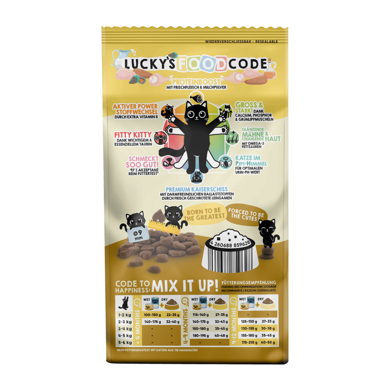 Food Code Kitten þurrmatur fyrir kettlinga | Kjúklingur - Móri
