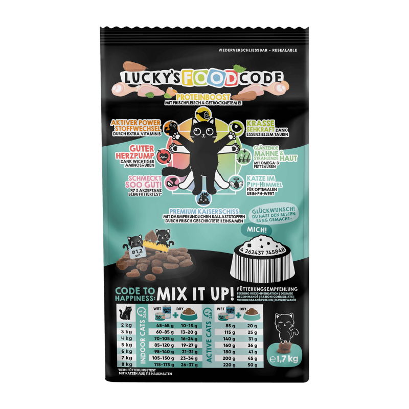 Food Code Mono þurrmatur fyrir ketti | Silungur - Móri