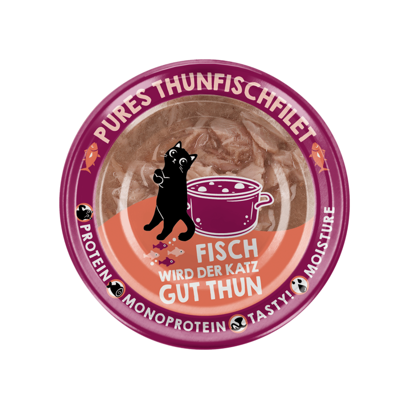 Extrafood blautmatur fyrir ketti | Túnfiskur í soði 70g - Móri