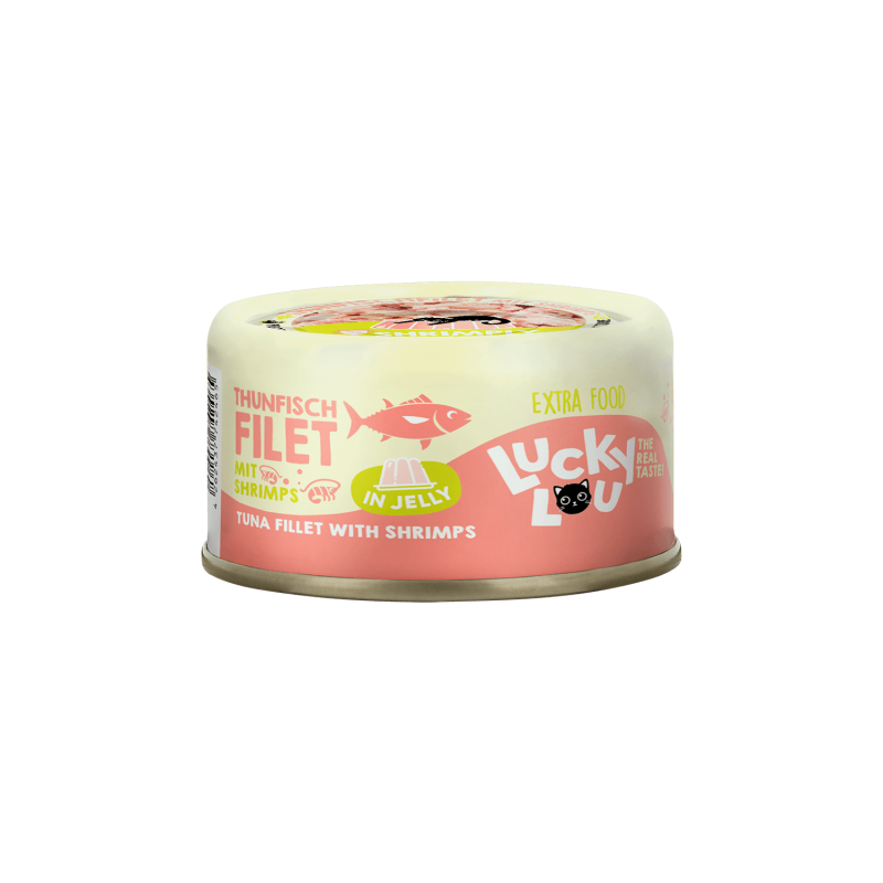 Extrafood blautmatur fyrir ketti | Túnfiskur og rækjur í hlaupi 70gr - Móri