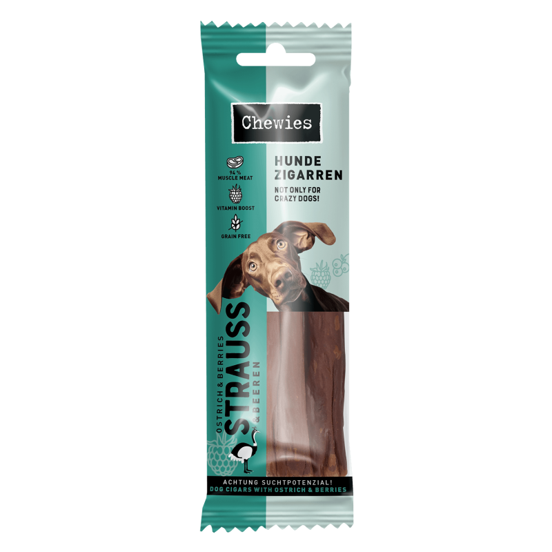 Hundavindlar með strútakjöti og berjum 175g