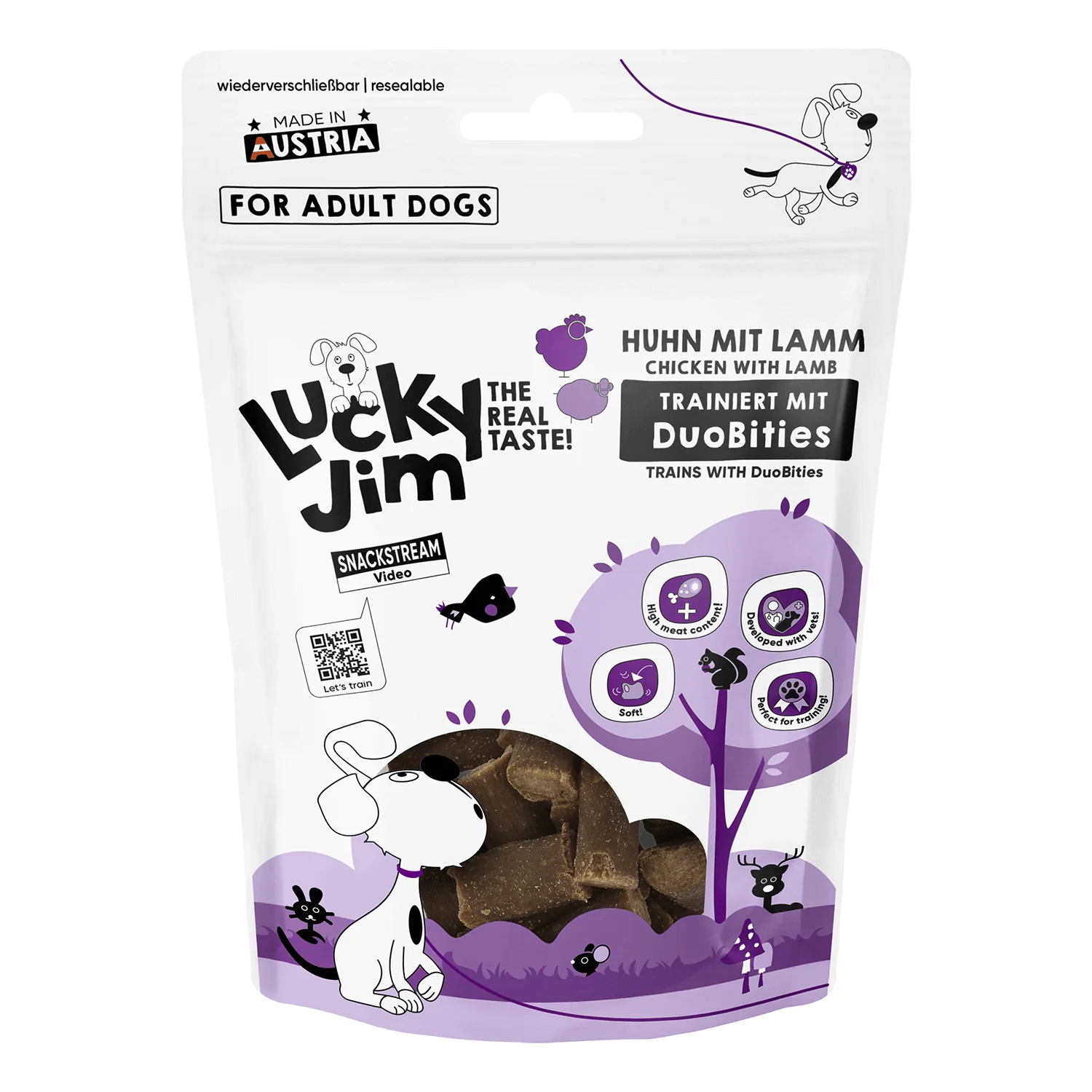 Duo Bites með kjúkling og lambi 70g - Móri