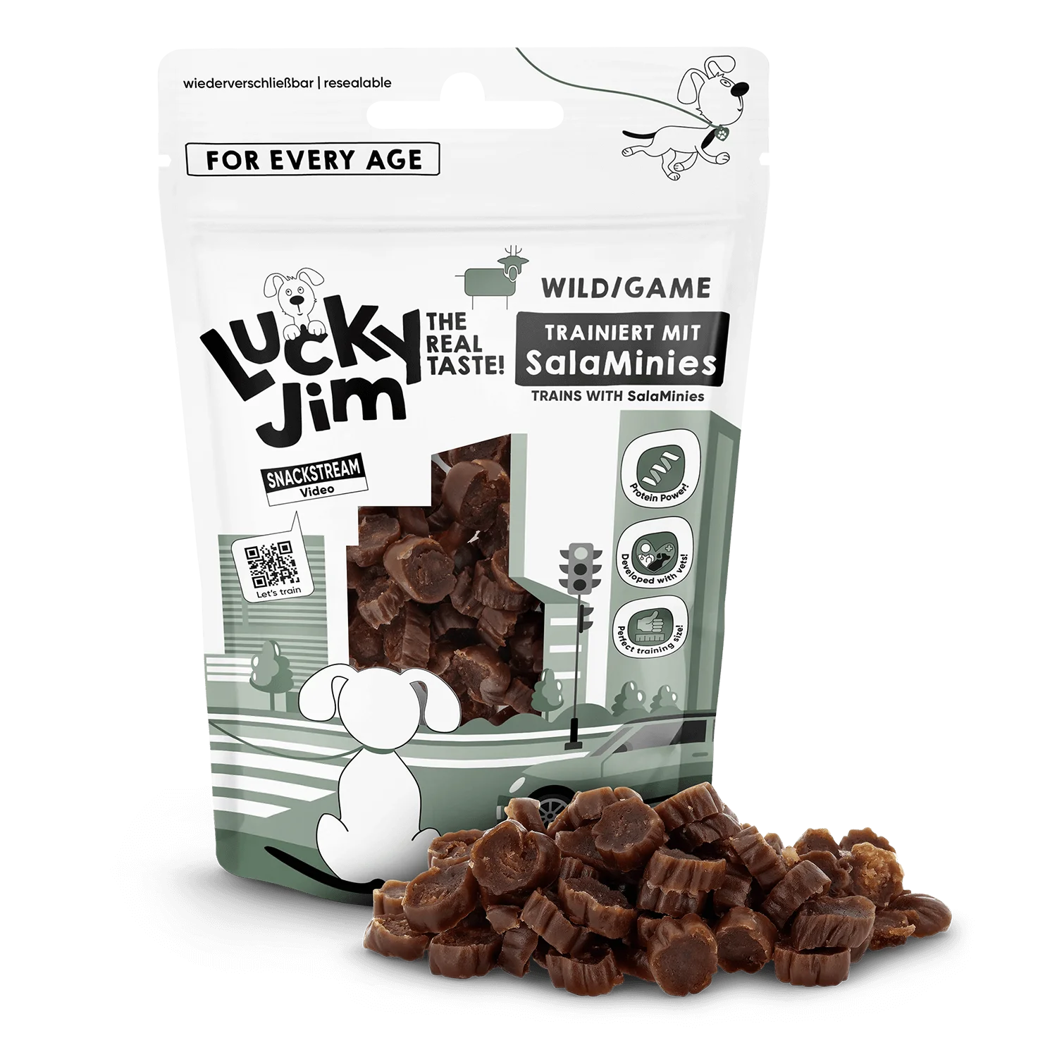 SalaMinies með villibráð 70g - Móri