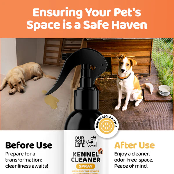 Kennel Cleaner (250ml) | Sótthreinsandi bælasprey fyrir hunda og ketti - Móri