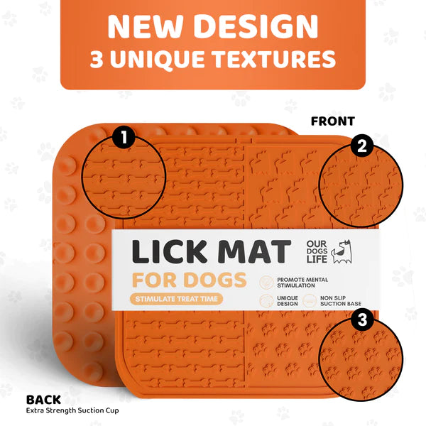 Lick Matt & Brush - Sleikimotta og bursti - Móri