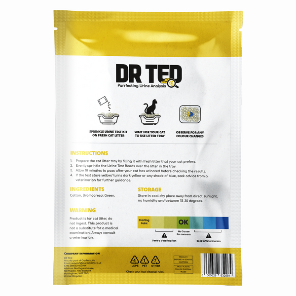 Cat Urine Test Kit Ph Detector - Próf sem greinir pH gildin í þvagi kattarins - Móri