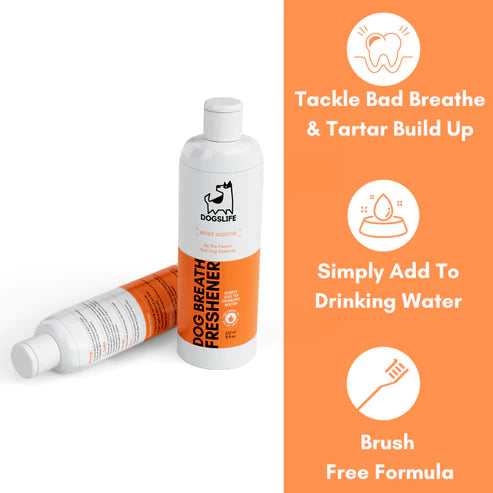 Dog Dental Water Additive (237ml) - Tannhreinsiefni fyrir hunda - Móri
