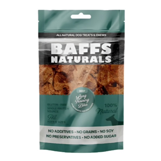 Nautalungu í smábitum (100g) - Hundanammi - Móri