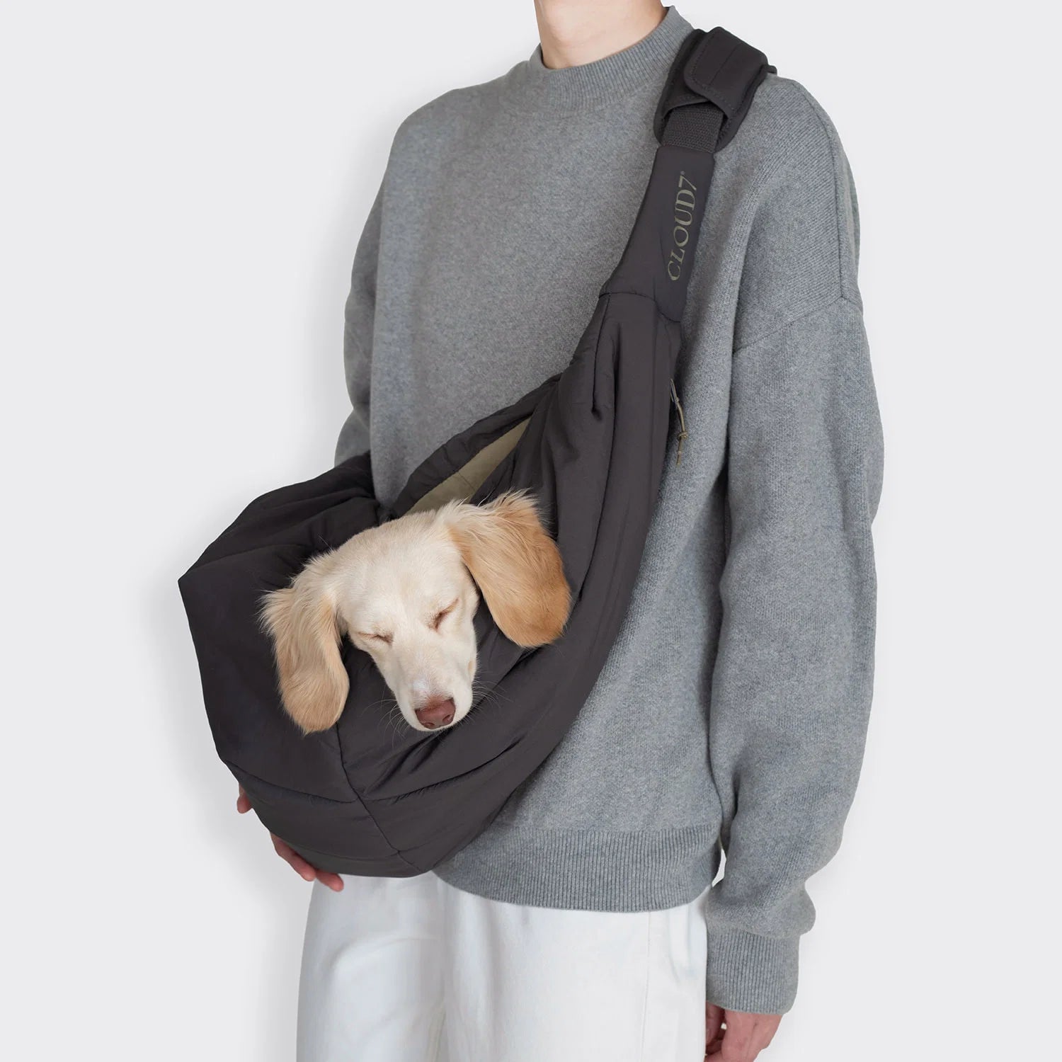 LTTL Sling hundataska - Grey/Khaki
