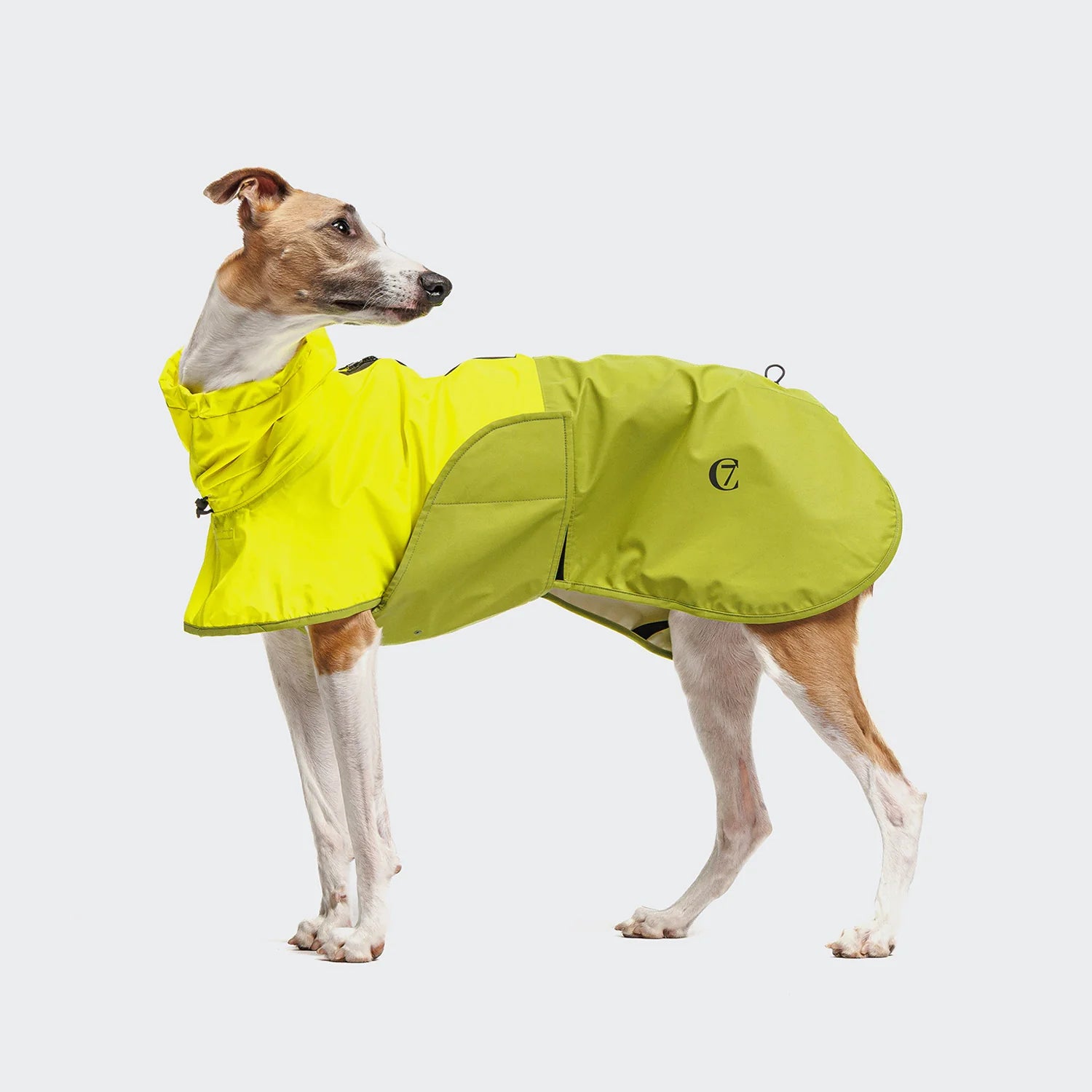 AKTIV Regnjakki með endurskini - Neon green/ light olive