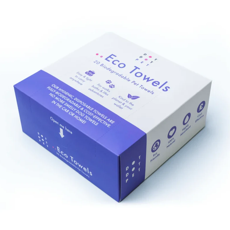Eco Towels (20stk) | Einnota og umhverfisvæn handklæði fyrir hunda - Móri