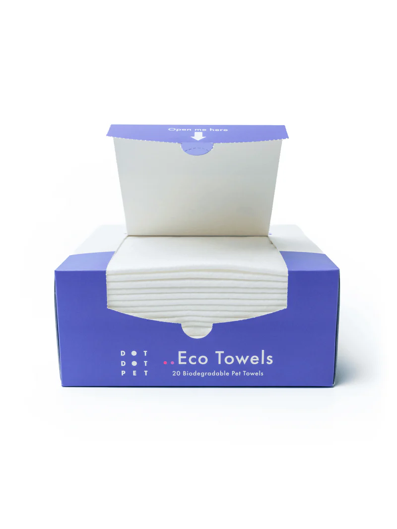 Eco Towels (20stk) | Einnota og umhverfisvæn handklæði fyrir hunda - Móri