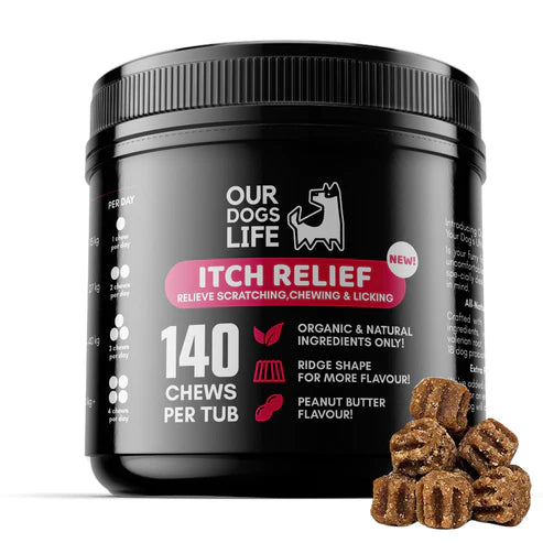 Itch Relief Dog Chews - Kláðastillandi nammibitar - Móri