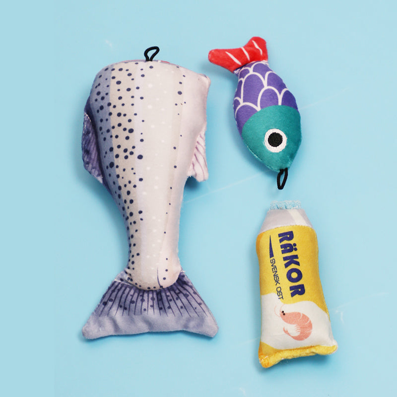 Fiskmeti | Kattaleikfang | 2 litir - Móri