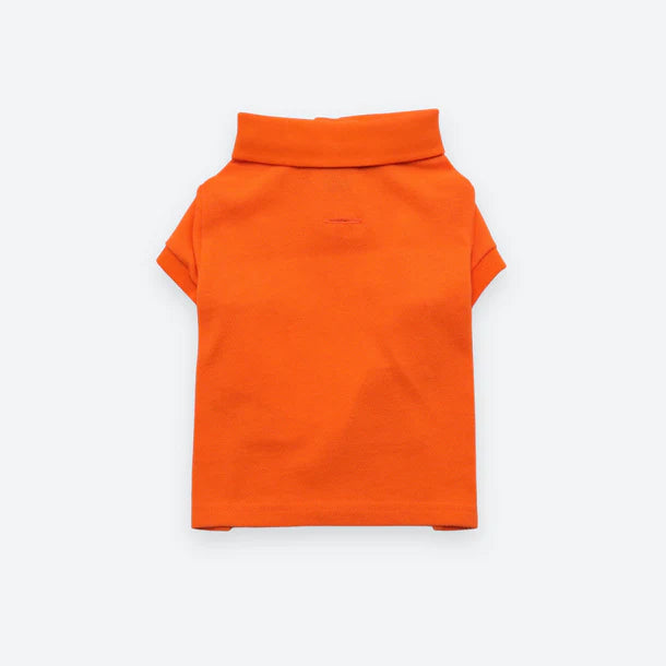 Polo Cotton Mesh Skyrta - Appelsínugul - Móri