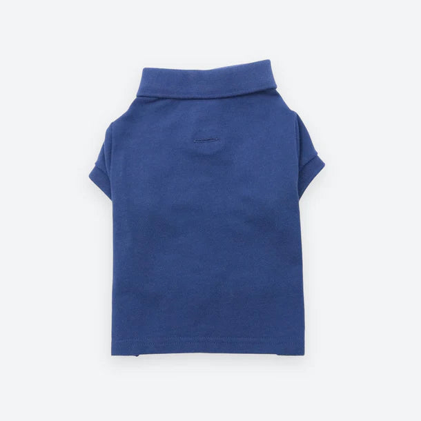 Polo Cotton Mesh Skyrta - Dökkblá - Móri