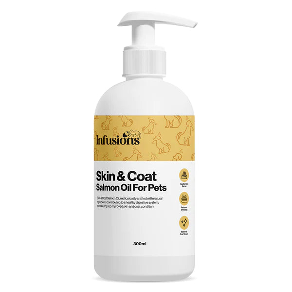 Skin and coat Hemp Oil (300ml) | Hampolía fyrir feld og húð hunda og katta - Móri