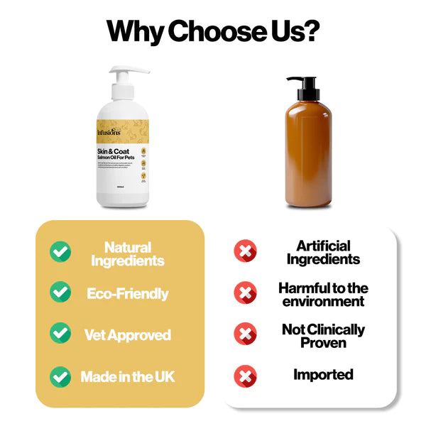 Skin and coat Hemp Oil (300ml) | Hampolía fyrir feld og húð hunda og katta - Móri