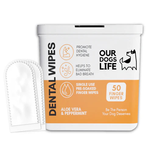Dental Wipes (50stk) | Hreinsiklútar fyrir tennur hunda - Móri