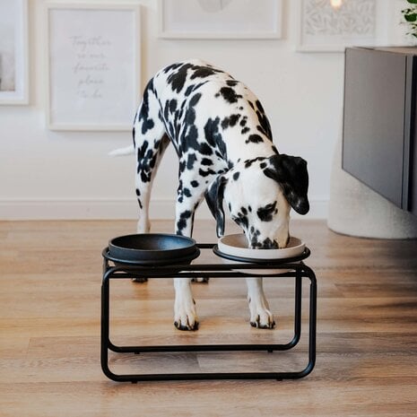 BUTLER Statíf fyrir Bamboo hundaskálar - Móri