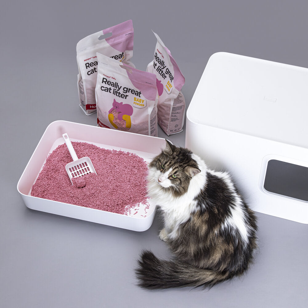 TOFU Baby Powder kattasandur | Umhverfisvænn og má sturta niður - Móri